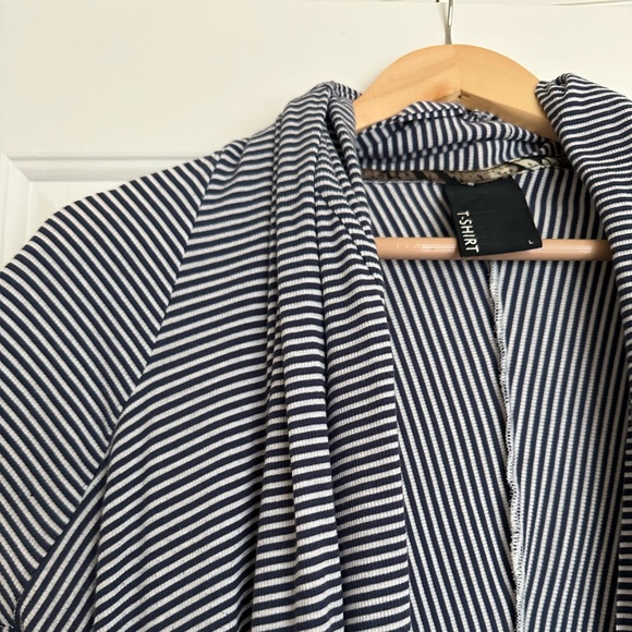 Dolan Striped Draped Cardigan - Picture 3 of 9